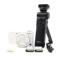 ■新品同様■ SONY ZV-1G シューティンググリップキット ホワイト コンパクトデジタルカメラ ソニー
