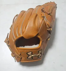 アンダーアーマー　硬式　投手 左投げ　タン レア　シリコンラベル アンダーアーマー(UNDER ARMOUR) 野球 硬式グローブ 投手用 UA