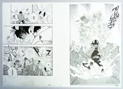 青の祓魔師　複製原画 Amazon.co.jp: 青の祓魔師 ジャンプ流限定 奥村燐 奥村雪男 杜山