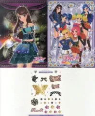 【中古】ポスター(アニメ) クリアポスター＆デコレーションステッカー 紫吹蘭 「一番くじぷち アイカツ!」 C賞