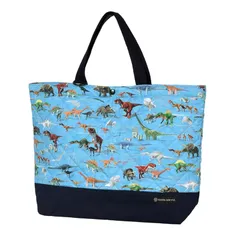 COLORFUL CANDY STYLE マチ付きキルティングレッスンバッグ(ループ付き) 男の子 マチ付き キルティング 手提げバッグ トートバッグ 恐竜ワールド N7811800 0