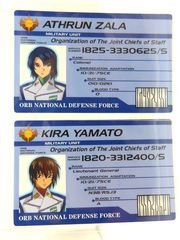 中古】キャラクターIDカード キラ アスラン ガンダムSEED - メルカリ