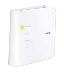 【中古】【非常に良い】NEC Atermシリーズ WF1200CR [Wi-Fiホームルーター/ホワイト] 親機単体 (Wi-Fi 5（11ac）対応) 搭載型番：PA-WF1200CRのサムネイル