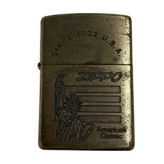 zippo】アメリカン インディアンチーフ メタル貼り 希少 1995年 - メルカリ