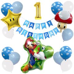 ヨッシー　たのめる便 選べる数字/マリオとヨッシーが仲良く元気にお誕生日をお祝い