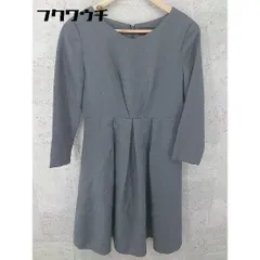 ◇ SOUP スープ 長袖 膝丈 ワンピース サイズ9 グレー レディース 【中古】 【1002802556234】のサムネイル