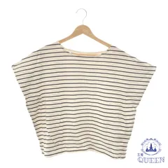 ☆美品☆ a.v.v standard アーヴェヴェ トップス カットソー 袖なし ドルマン レディース ボーダー M 901-3622 送料無料 古着