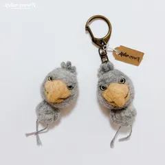 受注制作（ハシビロコウ）羊毛フェルト※通常サイズ