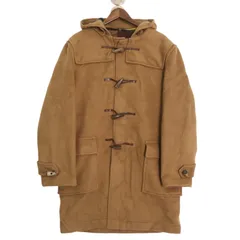 70年代 イングランド製 Gloverall グローバーオール ダッフルコート ライトブラウン (メンズ 42) 中古 古着 A3526