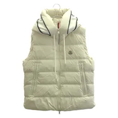新品未使用　モンクレール　ダウンベスト白 Moncler ホワイト ダウンベスト レディース｜本日限定特価｜新品