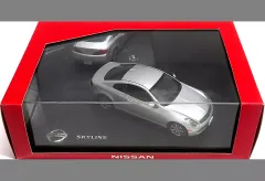 【中古】ミニカー 1/43 NISSAN SKYLINE(シルバー)