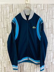 80s90s LACOSTE ラコステ トラックジャケット ジャージ ネイビー