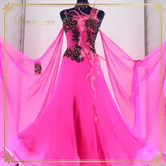 【美品 高級イタリア製社交ダンス衣装】ピンク×豪華フリルレース Sapiel 2025年最新】sapielの人気アイテム - メルカリ