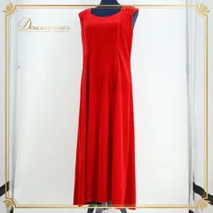 ベロア フラドレス ローズレッド ベロア フラドレス ローズレッド 薔薇 服 ドレス