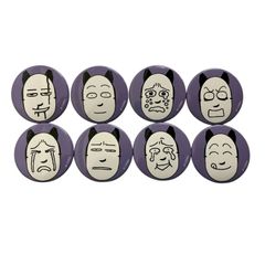 ポピーザぱフォーマー 缶バッジ ケダモノお面8種セット - メルカリ