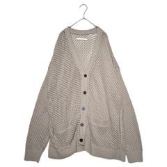 VICTIM(ヴィクティム) 24SS SUMMER CARDIGAN サマー カーディガン 透け 編み VTM-24-K-002 L ライトパープル