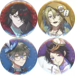 【中古】バッジ・ビンズ 全4種セット 「バーチャルYouTuber にじさんじ NIJISANJI EN Luxiem in WONDERLAND ランダム缶バッジ」