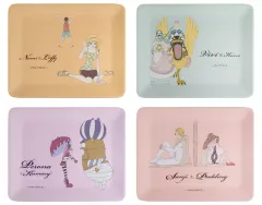 【中古】皿・ボウル 全4種セット メラミンプレート 「一番くじ ワンピース メモリーオブヒロインズ」 F賞