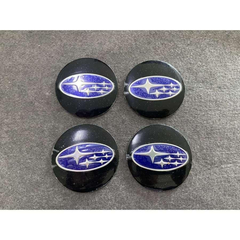 308★SUBARU スバル用★4個セット ホイール キャップシール 約直径56.5mm ホイールセンター ロゴあり