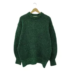 INSCRIRE / アンスクリア | グリッター クルーネックニット | グリーン | レディース