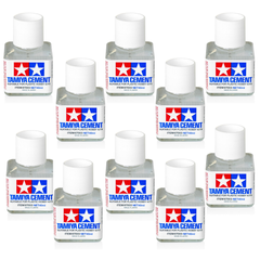 タミヤ メイクアップ材シリーズ No.3 タミヤセメント(角びん) 40ml 10個セット