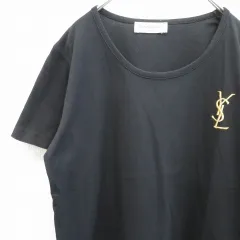 イヴ・サンローラン YVES SAINT LAURENT Tシャツ カットソー ロゴ刺繍 896835iのサムネイル