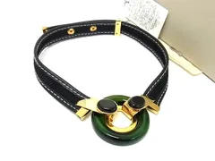 ■極美品■ MARNI マルニ ネックレス ペンダント アクセサリー レディース ブラック系×グリーン系 FM3093のサムネイル