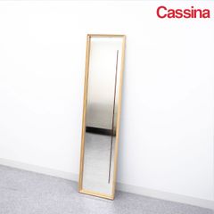 【展示品】Cassina カッシーナ 083 DEADLINE Cesare&Adel デッドライン チェザーレ＆アデル ミラー ウッドフレーム ナチュラル ロン・ギラッド 定価43万