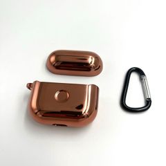 ★新品★ ローズゴールド　AirPodsケース ハードタイプ 衝撃＆傷防止 高級感　ツヤ　スタイリッシュ　丈夫　保護