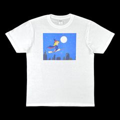 オリジナル Tシャツ 奥さまは魔女 Bewitched NHK レトロ 海外ドラマ シチュエーション コメディ サマンサ オープニング アニメ 白 ホワイト XS(SS) S M L XL(LL) ジャスト オーバー サイズ メンズ レディース ユニセックス
