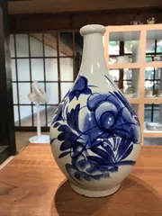 初期伊万里  有田 染付 大神宮  小徳利  一輪挿 合箱 Yahoo!オークション -「初期伊万里 徳利」の落札相場・落札価格