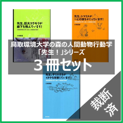 【裁断済】３冊セット　鳥取環境大学の森の人間動物行動学　先生シリーズ