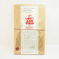 【数量限定カラー】トラベラーズノート　レギュラーサイズ　LOVE AND TRIP レッド　15370-006
