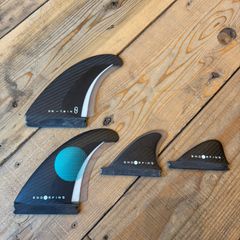 極美中古 ENDORFINS エンダーフィン KS Twin + 2 ツインスタビ フューチャーフィン FIREWIRE ファイヤーワイヤー ツインフィン+スタビライザー + ナブスター ４枚セット ケリースレーターデザイン