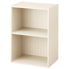 レギュラー 連結できるNカラボ 2段 ホワイトウォッシュ ニトリ(NITORI) 幅41.9×奥行29.8×高さ59cm 8842173
