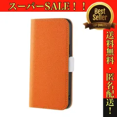 【オレンジ】iPhone用ケース　手帳型　iPhoneカバー　スマホケース　15 14 13 12 11 promax pro plus mini XR XS X SE3 SE2 8 7 対応　PUレザー　原色　カード収納　入れ　無地　シンプル　かわいい
