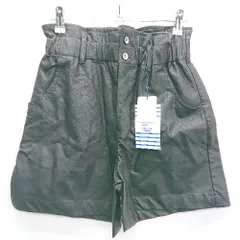 ◇ ◎ ●未使用● OLIVE des OLIVE オリーブ・デ・オリーブ フェイクレザー ショートパンツ サイズF ブラック レディース E  【1407180017696】のサムネイル