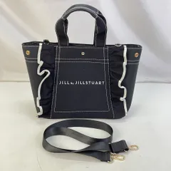 01w-3634 〇  JILL by JILL STUART フリルトート大 2WAY ショルダーバッグ ブラック 125-4283208 レディースバッグ  【中古品】
