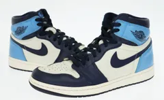 ナイキ NIKE AIR JORDAN 1 RETRO HIGH OG Obsidian University Blue エアジョーダン1 ハイ 555088-140 26.5 ユニバーシティ ブルー ブランド古着ベクトル 中古▲■250606