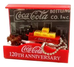 コカコーラ120th Anniversaryキーホルダーセット コカコーラ 120周年メモリアルフィギュアコレクション キーホルダー3点