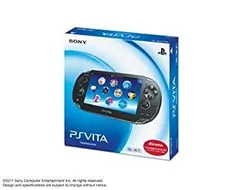 【中古】PlayStation Vita (プレイステーション ヴィータ) 3G/Wi‐Fiモデル クリスタル・ブラック (初回限定版) (PCH-1100 AA01)