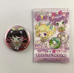 アイドルタイム プリパラ ガァルル 缶バッジ DOLLY MIX × ani-Mimi どーりーみっくす×アニミミ