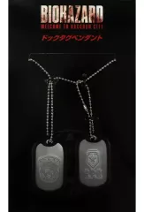 バイオハザード くじ ドッグタグ クリス•レッドフィールド　缶バッジ バイオハザード くじ ドッグタグ クリス•レッドフィールド 缶