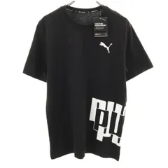 未使用 PUMA プーマ 半袖 Tシャツ M ブラック メンズ 古着