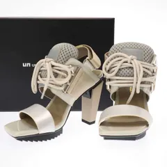 UNITED NUDE ユナイテッドヌード Lev Sport Boot Hi  ハイヒールスポーツサンダル  グレー 37