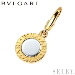 ブルガリ K18YG/WG チャーム ブルガリブルガリ