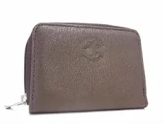 ■美品■ BEVERLYHILLS POLOCLUB ビバリーヒルズポロクラブ レザー 財布 ウォレット コインケース 小銭入れ ブラウン系 DE9239