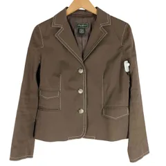 エディーバウアー Eddie Bauer ホワイトステッチ ウエスタンデザイン 3Bテーラードジャケット レディース  PETITE 6のサムネイル