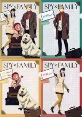 【中古】クリアファイル フォージャー家 描き下ろしA4クリアファイル4枚セット JF2024 Ver. 「劇場版 SPY×FAMILY CODE： White」 ジャンプフェスタ2024グッズ