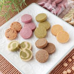 無添加低糖質 国産大豆 おから 手作りクッキー　ベジタブル＆茶葉セット６種４８枚